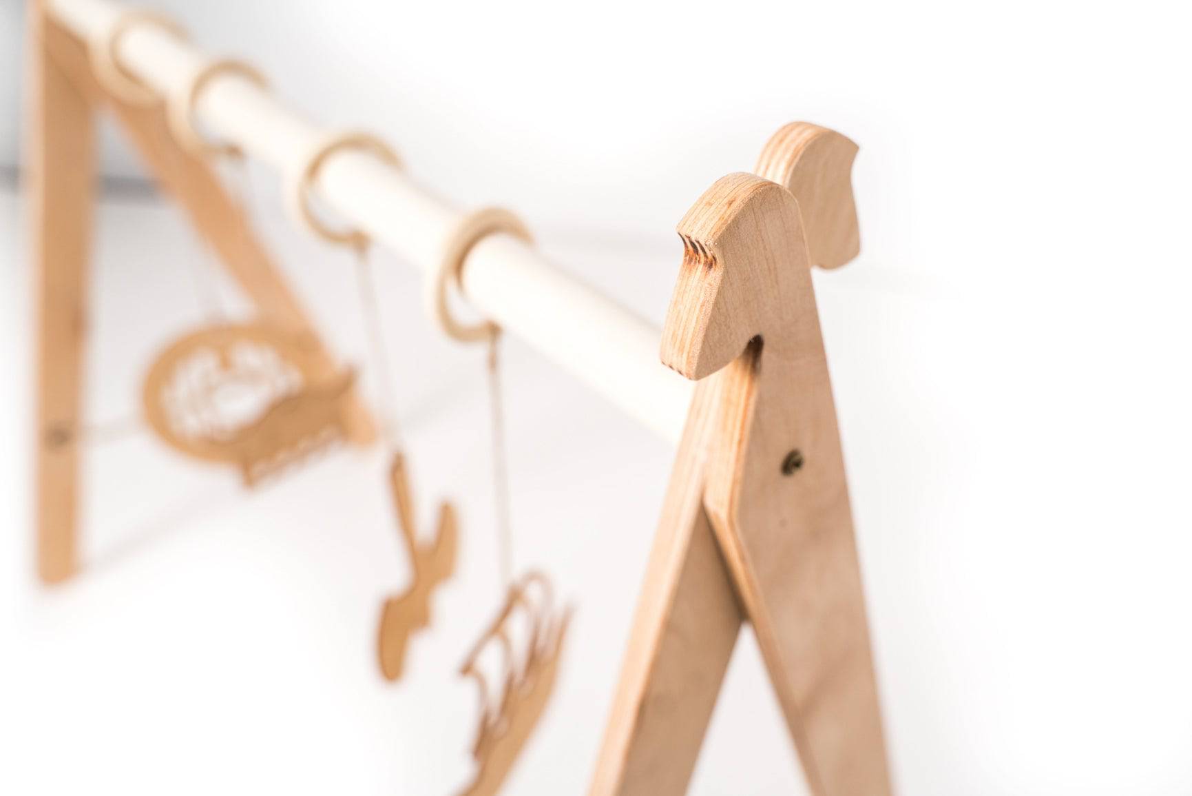 Wooden play gym for baby (Viking gym) - EWART WOODS